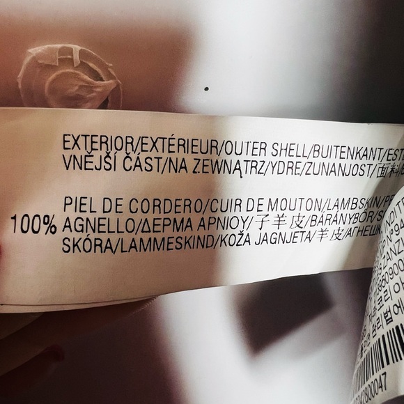 ZARA WOMAN LAMBSKIN LEATHER JACKET LARGE GREAT CONDITION BARELY WORN - Picture 10 of 10